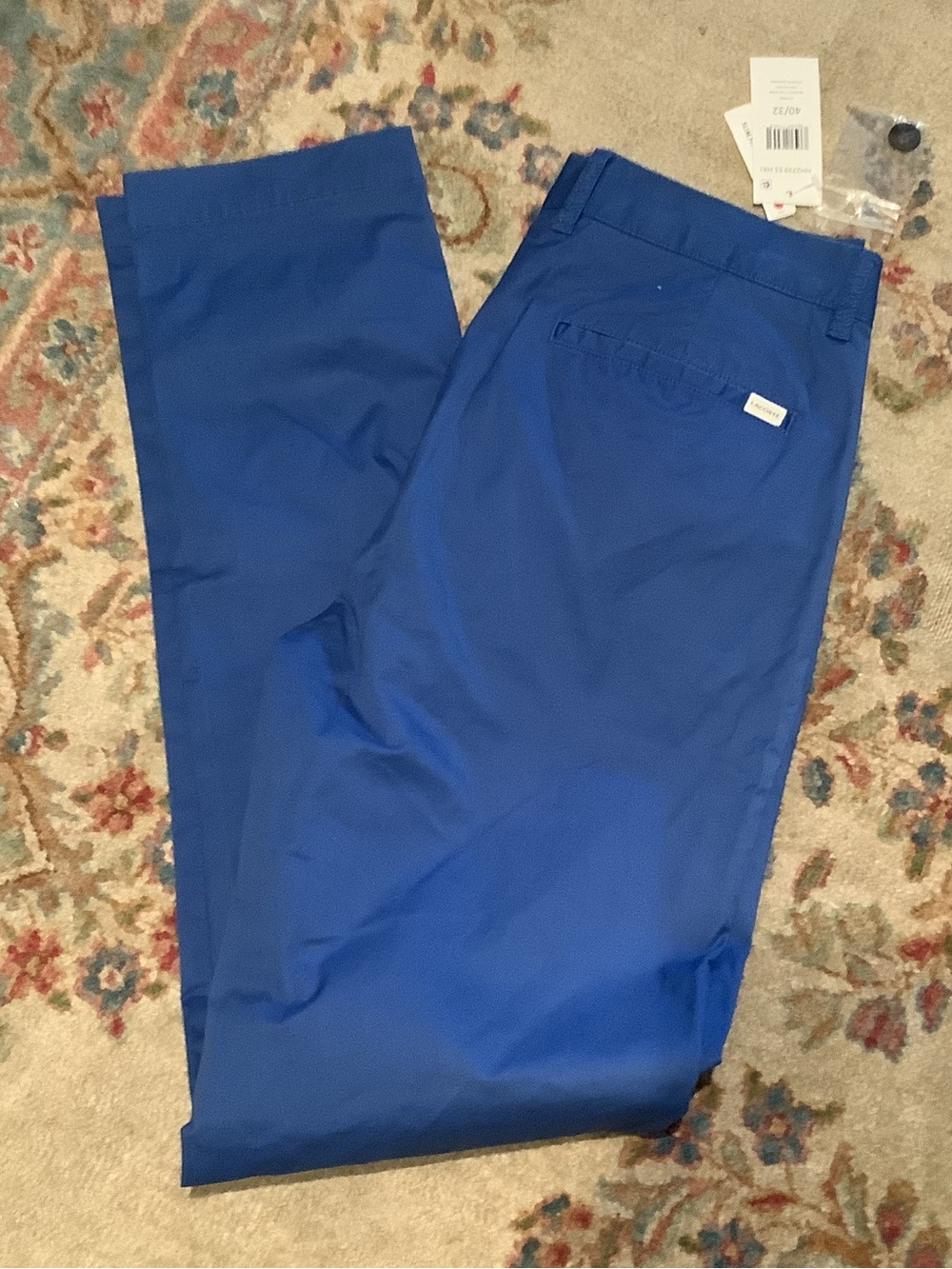 Lacoste Royal Blue Slim Fit Chinos - Men's 32x34 - NWT